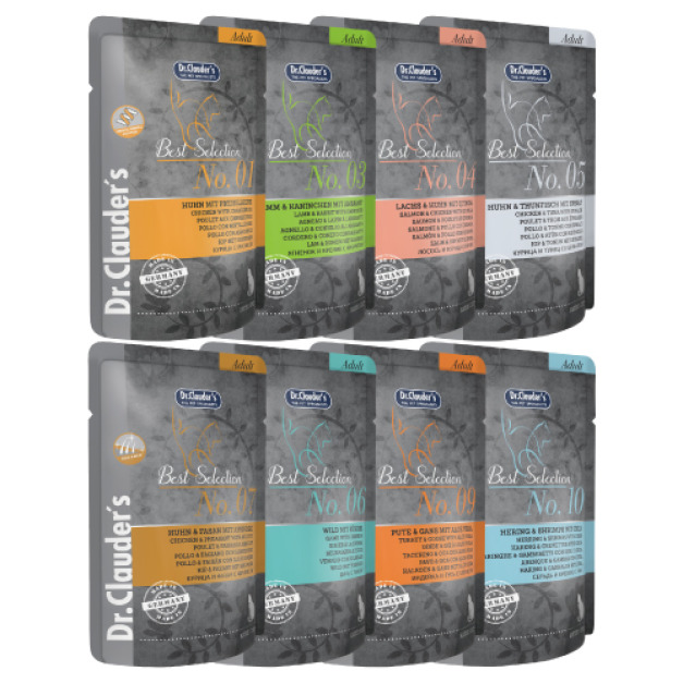 德國 Dr-clauder克勞德博士主食餐包85g-隨機口味12包/箱 德國 Dr-clauder克勞德博士主食餐包85g-隨機口味12包/箱