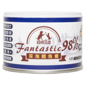 超越汪喵 鮮肉主食罐-貓用深海鱈魚餐 165g 超越汪喵 鮮肉主食罐-貓用深海鱈魚餐 165g