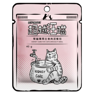 超越汪喵 貓用保健主食肉泥餐包-腎貓保健 40g 超越汪喵 貓用保健主食肉泥餐包-腎貓保健 40g