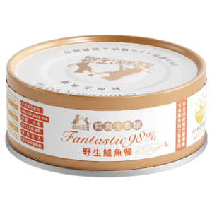 超越汪喵 鮮肉主食罐-貓用野生鱸魚餐 80g 超越汪喵 鮮肉主食罐-貓用野生鱸魚餐 80g