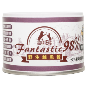 超越汪喵 鮮肉主食罐-貓用野生鱸魚餐 165g 超越汪喵 鮮肉主食罐-貓用野生鱸魚餐 165g