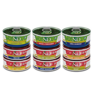 Farmina 法米納 天然無穀機能貓用主食罐80G/70g-隨機12罐/箱 Farmina 法米納 天然無穀機能貓用主食罐80G/70g-隨機12罐/箱