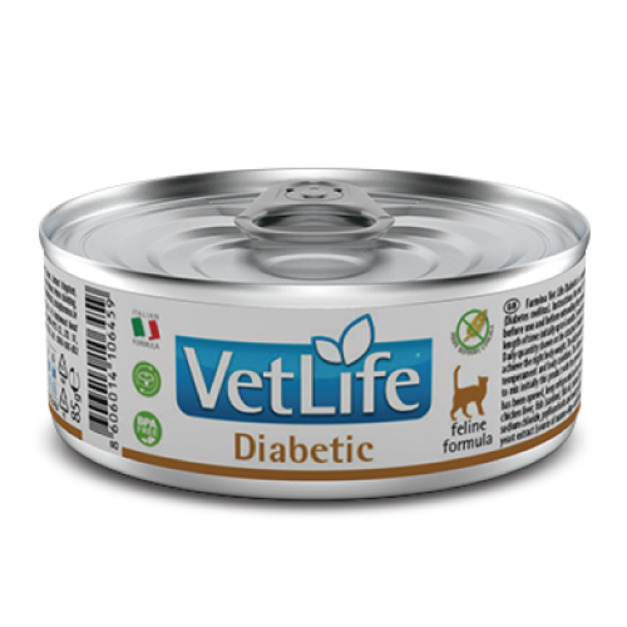 Farmina 法米納 Vet Life獸醫寵愛天然處方罐-貓用血糖管理配方 85g