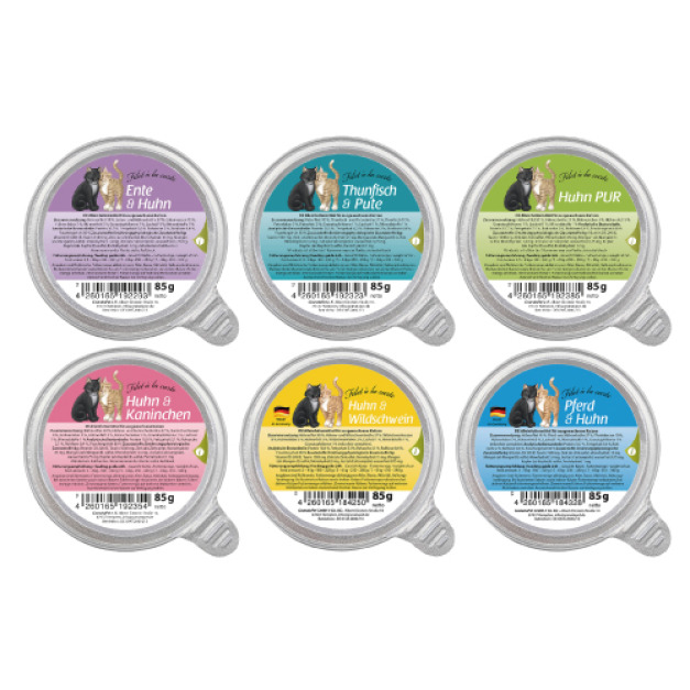 德國 Granatapet 葛蕾特 朕的情人貓用主食餐盒85g-隨機12罐/箱 德國 Granatapet 葛蕾特 朕的情人貓用主食餐盒85g-隨機12罐/箱