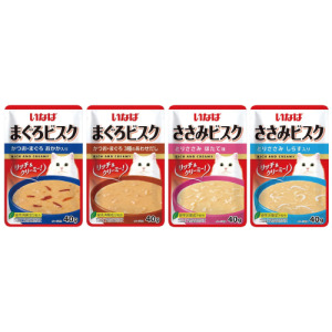INABA CIAO 濃湯餐包40g-隨機口味16包/盒 INABA CIAO 濃湯餐包40g-隨機口味16包/盒