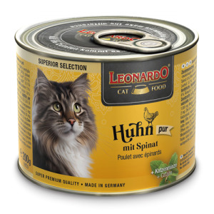 LEONARDO 里奧納多 貓薄荷主食罐-雞肉+菠菜 200g LEONARDO 里奧納多 貓薄荷主食罐-雞肉+菠菜 200g