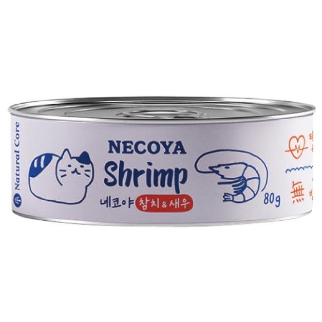 韓國 NATURAL CORE 自然核心 貓屋罐頭-鮪魚+蝦子 80g 韓國 NATURAL CORE 自然核心 貓屋罐頭-鮪魚+蝦子 80g