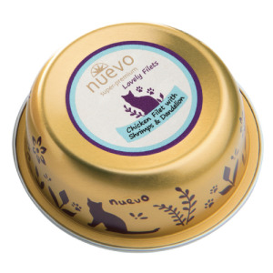 NUEVO 新歡 嬌嫩主食貓餐盒系列-3號嫩雞甜蝦佐蒲公英 85g NUEVO 新歡 嬌嫩主食貓餐盒系列-3號嫩雞甜蝦佐蒲公英 85g