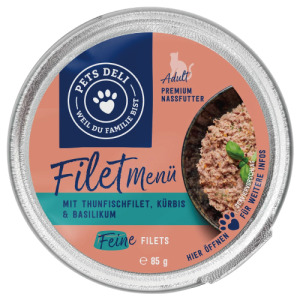 「買一送一」德國 Pets deli 派莉 無骨肉主食餐盒-鮪魚+南瓜+羅勒 85g 	「買一送一」德國 Pets deli 派莉 無骨肉主食餐盒-鮪魚+南瓜+羅勒 85g
