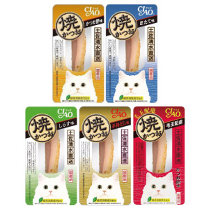 CIAO 燒烤鰹魚條-隨機12包 CIAO 燒烤鰹魚條-隨機12包