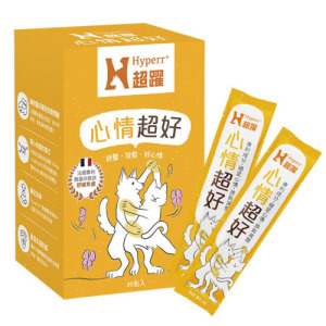 Hyperr 超躍 狗貓心情超好保健(高濃度色胺酸+GABA) 30包/盒 Hyperr 超躍 狗貓心情超好保健(高濃度色胺酸+GABA) 30包/盒