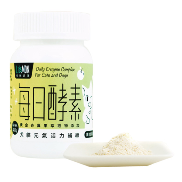 LitoMon 怪獸部落 每日酵素 犬貓元氣活力補給 40g