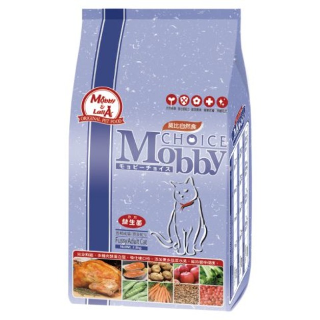 Mobby Choice莫比寵物自然食-挑嘴成貓饕客配方3kg