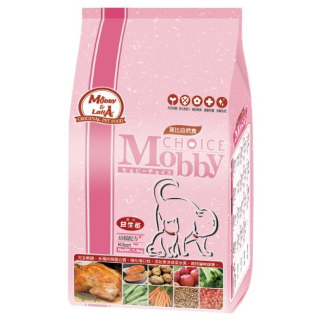 Mobby Choice莫比寵物自然食-幼/母貓專用配方3kg