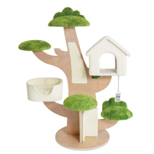 ZEZE 綠絨絨樹屋貓跳台 ZEZE 綠絨絨樹屋貓跳台