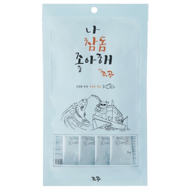 韓國製 朝貢 I Love a red-bream 營養肉泥-紅鯛魚15gx4入 (無添加人工合成物)