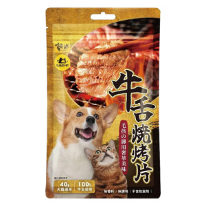 毛孩乾杯 老饕牛舌-牛舌燒烤片 40g 毛孩乾杯 老饕牛舌-牛舌燒烤片 40g