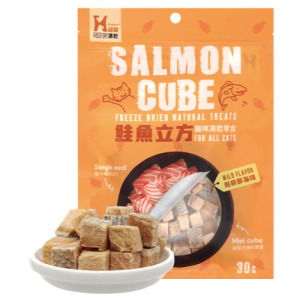 Hyperr 超躍 貓咪凍乾零食-鮭魚立方 30g Hyperr 超躍 貓咪凍乾零食-鮭魚立方 30g