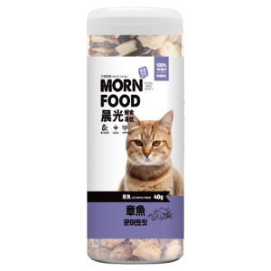 MORN FOOD 晨光 貓用韓國鮮食凍乾-章魚 40g  MORN FOOD 晨光 貓用韓國鮮食凍乾-章魚 40g