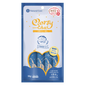 「買一送一」韓國 NATURAL CORE 自然核心 Merrychu離胺酸貓肉泥-Omega 3+鮪魚 14gx4入 「買一送一」韓國 NATURAL CORE 自然核心 Merrychu離胺酸貓肉泥-Omega 3+鮪魚 14gx4入