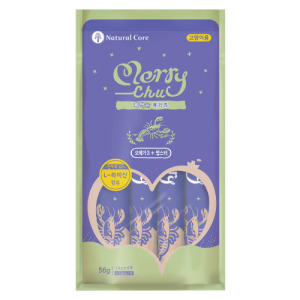 「買一送一」韓國 NATURAL CORE 自然核心 Merrychu離胺酸貓肉泥條-Omega 3+龍蝦 14gx4入 「買一送一」韓國 NATURAL CORE 自然核心 Merrychu離胺酸貓肉泥條-Omega 3+龍蝦 14gx4入