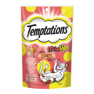 Temptations 喵愛餡 三重奏 嫩雞.鮭魚.起司 75g Temptations 喵愛餡 三重奏 嫩雞.鮭魚.起司 75g