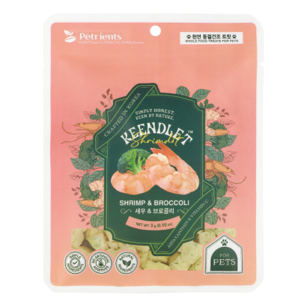 韓國 Petrients 寵萃思 小萃幸 海鮮素凍乾-蝦仁&西蘭花 3g(隨手包) 韓國 Petrients 寵萃思 小萃幸 海鮮素凍乾-蝦仁&西蘭花 3g(隨手包)