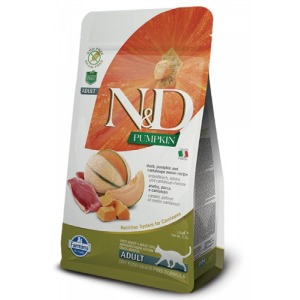 法米納ND挑嘴成貓天然南瓜無穀糧-鴨肉哈密瓜 5kg 法米納ND挑嘴成貓天然南瓜無穀糧-鴨肉哈密瓜 5kg