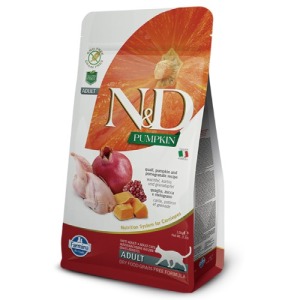Farmina法米納ND挑嘴成貓天然南瓜無穀糧-鵪鶉石榴 5kg Farmina法米納ND挑嘴成貓天然南瓜無穀糧-鵪鶉石榴 5kg