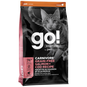 Go! 74%高肉量無穀系列 全貓配方海洋鲑鱈 16LB Go! 74%高肉量無穀系列 全貓配方海洋鲑鱈 16LB