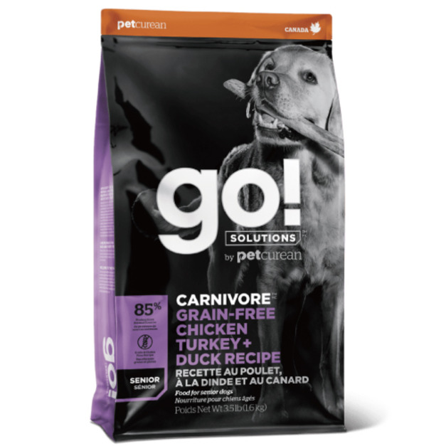 Go! 狗狗高肉量無穀系列-老犬/體控犬雞肉鮭魚 22LB