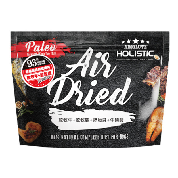 HOLISTIC 超越巔峰狗用鮮食肉片-放牧牛+放牧鹿+綠貽貝25g