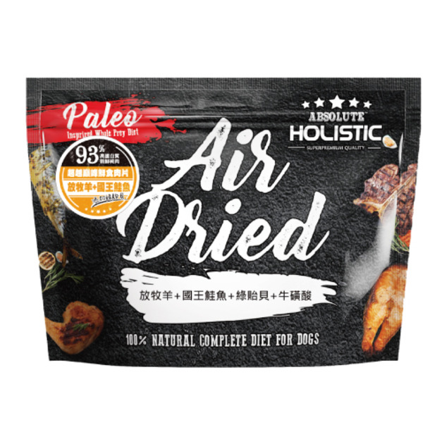 HOLISTIC 超越巔峰狗用鮮食肉片-放牧羊+國王鮭魚+綠貽貝25g