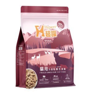 Hyperr 超躍 貓用99%冷凍乾燥生食餐-鹿肉 500g Hyperr 超躍 貓用99%冷凍乾燥生食餐-鹿肉 500g
