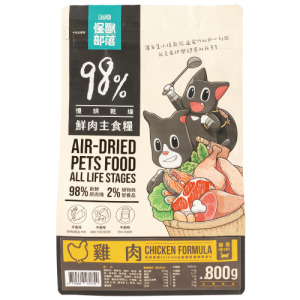 LitoMon 怪獸部落 貓族98%鮮肉主食糧-新配方雞肉 800g LitoMon 怪獸部落 貓族98%鮮肉主食糧-新配方雞肉 800g