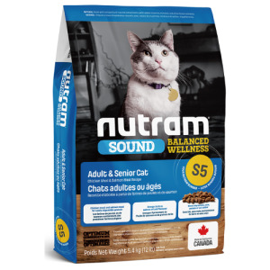 NUTRAM 紐頓 S5 成貓&熟齡貓-雞肉鮭魚1.13kg NUTRAM 紐頓 S5 成貓&熟齡貓-雞肉鮭魚1.13kg
