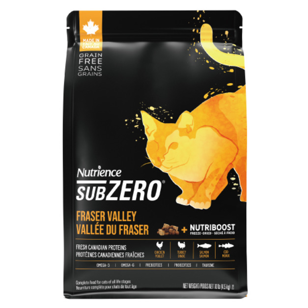 Nutrience 紐崔斯 頂級黑鑽凍乾 無穀貓糧+凍乾-火雞肉+雞肉+鮭魚 4.5kg