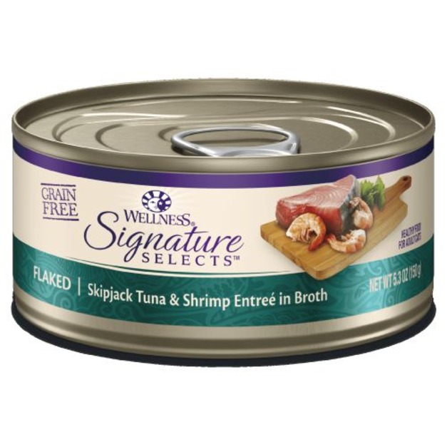 WELLNESS 寵物健康 SS名廚特選主食罐 鮮鮪魚片+鮮蝦 2.8oz / 79g