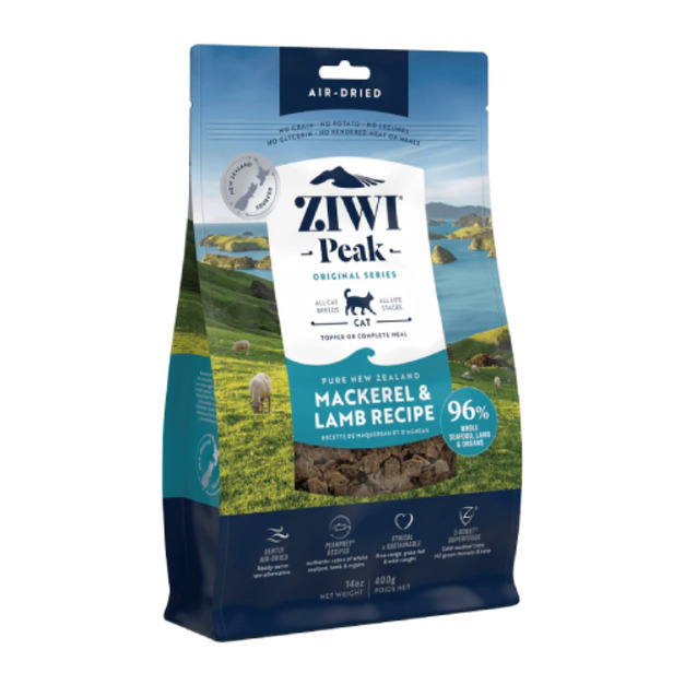 ZiwiPeak 巔峰 98%鮮肉貓糧-鯖魚羊肉 400g