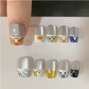 貓咪系列美甲貼片 5片(多款可選) 貓咪系列美甲貼片 5片(多款可選)