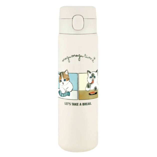 Mofusand 貓福珊迪 不鏽鋼彈跳保溫瓶480ml (多款可選) Mofusand 貓福珊迪 不鏽鋼彈跳保溫瓶480ml (多款可選)