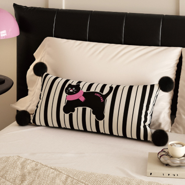 貓咪系列荷蘭絨長腰枕抱枕70*30CM(多款可選) 貓咪系列荷蘭絨長腰枕抱枕70*30CM(多款可選)