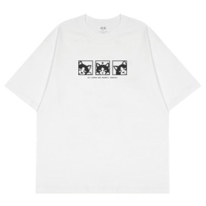 三貓探出洞口T恤(多款可選) 三貓探出洞口T恤(多款可選)