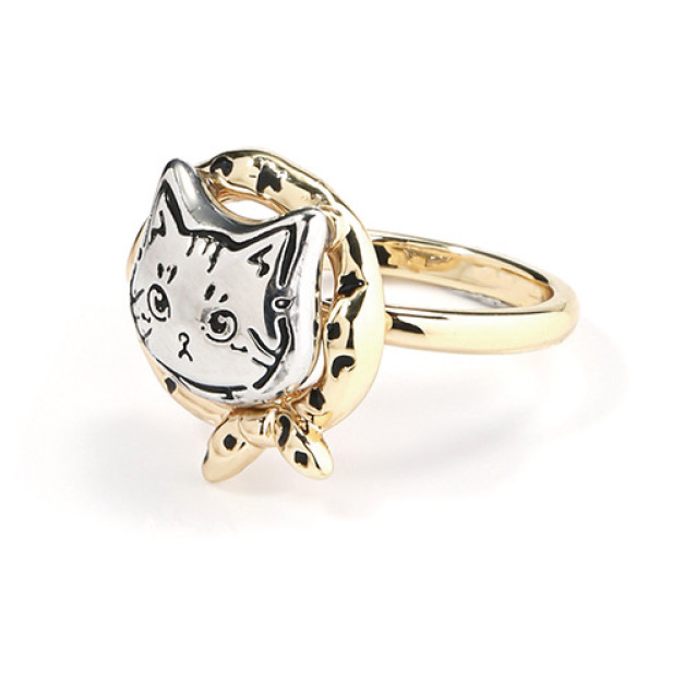 包裹貓咪戒指 包裹貓咪戒指