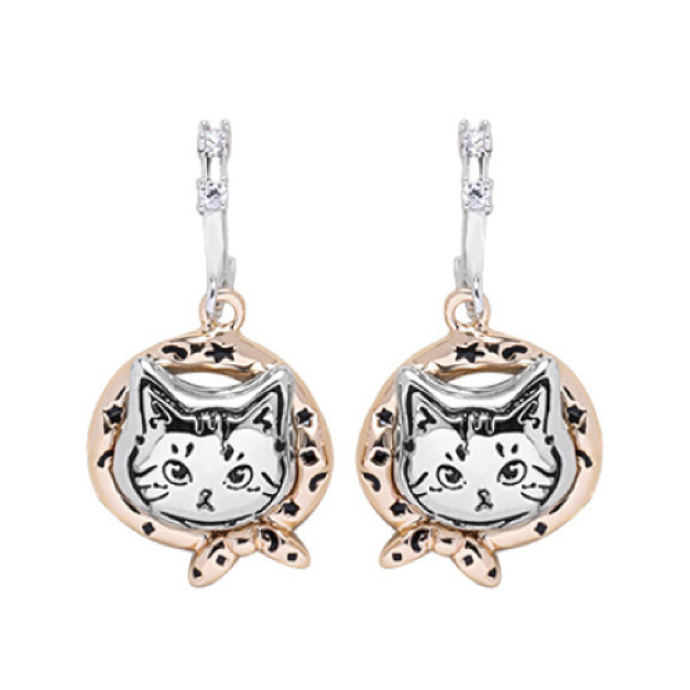 包裹貓咪耳環 包裹貓咪耳環