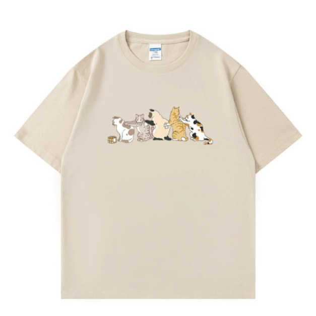 澡堂貓咪洗背T恤(多款可選) 澡堂貓咪洗背T恤(多款可選)