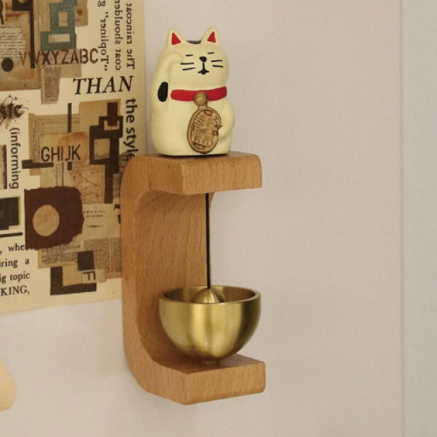 磁吸招財貓門鈴(兩色可選) 磁吸招財貓門鈴(兩色可選)