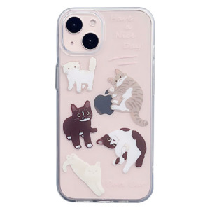 可愛貓咪透明軟手機殼(多尺寸選) 可愛貓咪透明軟手機殼(多尺寸選)