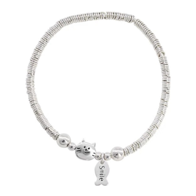 小貓吃魚串珠手鍊 小貓吃魚串珠手鍊