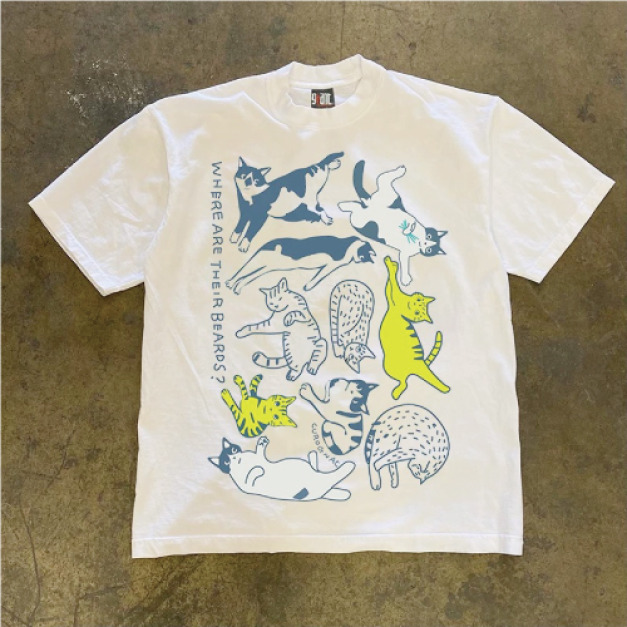 貓咪亂舞印花T恤(多款可選) 貓咪亂舞印花T恤(多款可選)